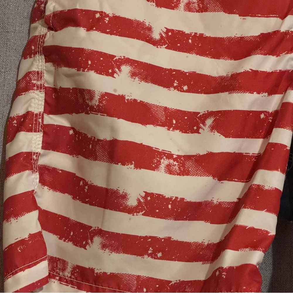 Vintage American Flag Board Shorts USA Swim Trunks L Fits XL - Picture 6 of 8